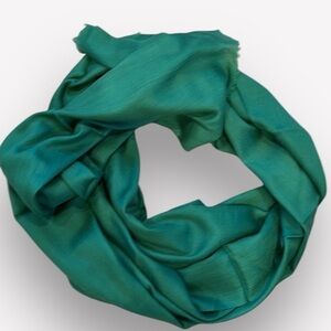 🇪🇸🐠Pashmina wedding wrap shawl scarf green lightweight